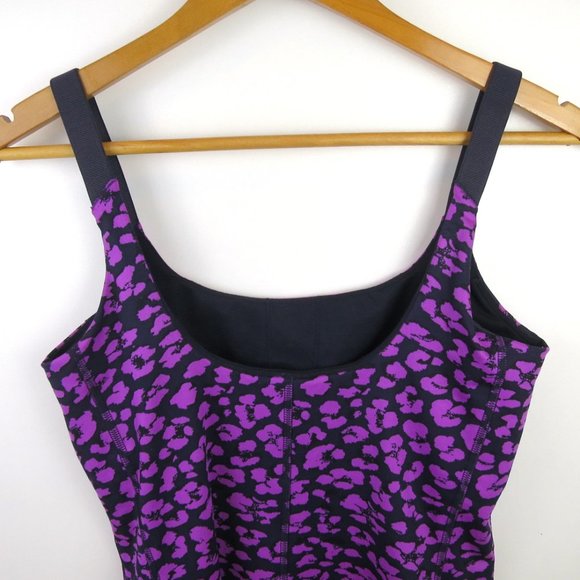 Lululemon Barre None Tank Purple Cheetah Print 6 - Picture 7 of 11